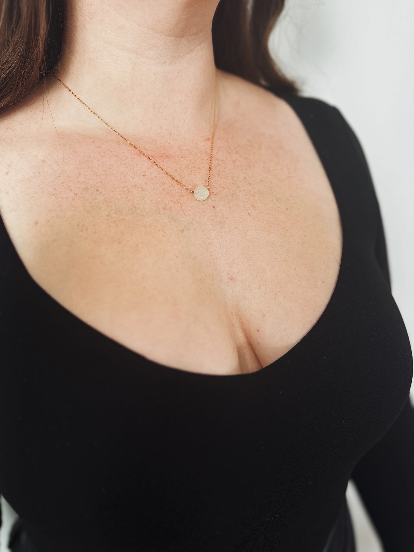 Jadeite Gold Necklace
