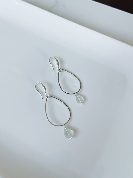 Jadeite Sterling Silver Hook