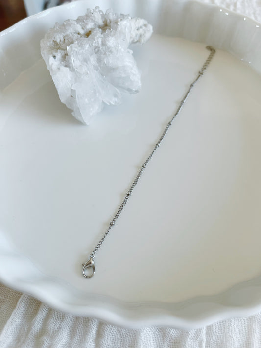 Sterling Silver Beaded Bracelet