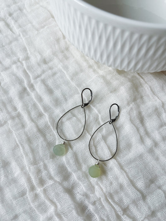 Jadeite Stainless Steel French Hook