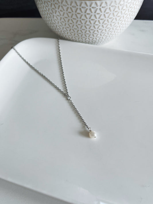 Pearl Silver Necklace