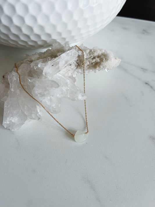 Jadeite Gold Necklace